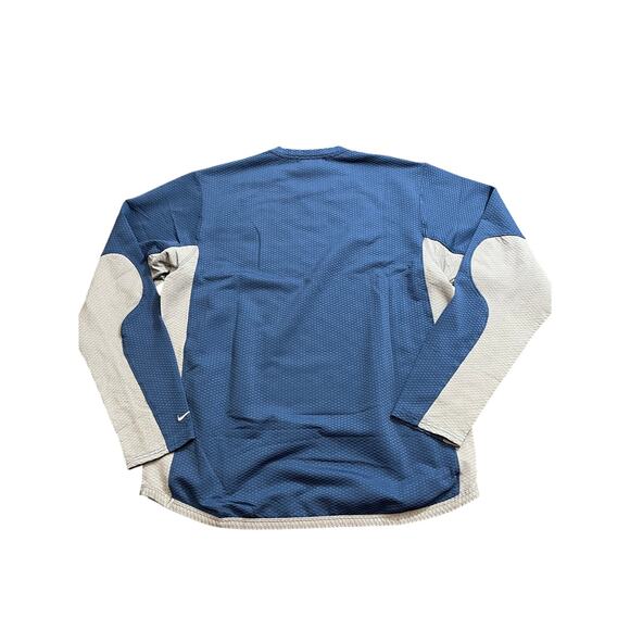 Vintage y2k NIKE SPHERE Blue/Gray Long Sleeve Shirt Mens Size M Textured - Picture 4 of 8
